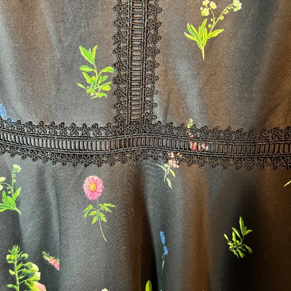 Ted Baker London Daisie Floral Fit & Flare Dress Size 0 - Picture 5 of 9